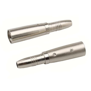 3 Pin XLR Male to 1/4 Inch 6.35mm Mono Female Socket Audio Connector for Microphone Mic Male Plug