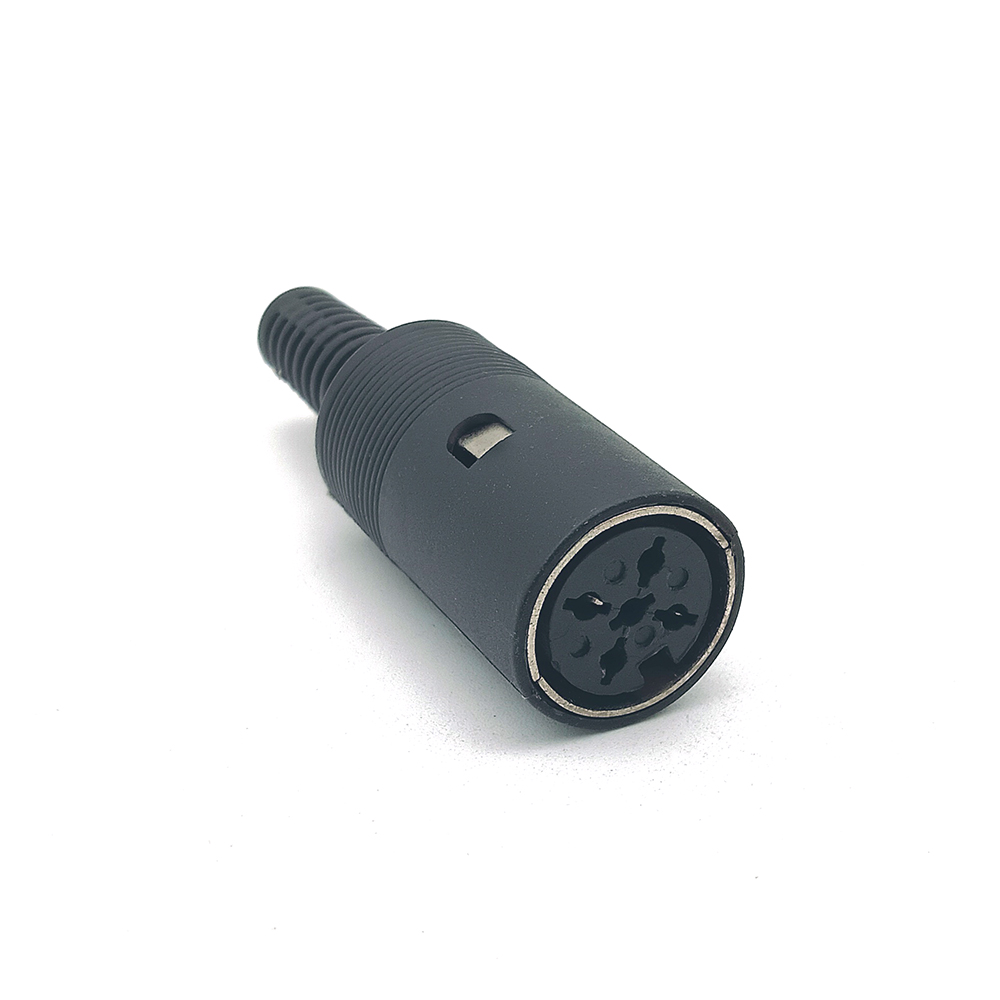 DIN 3 4 5 6 7 8 Pin Female Socket DIN Audio Wire Connector for Keyboard/Mouse DIY