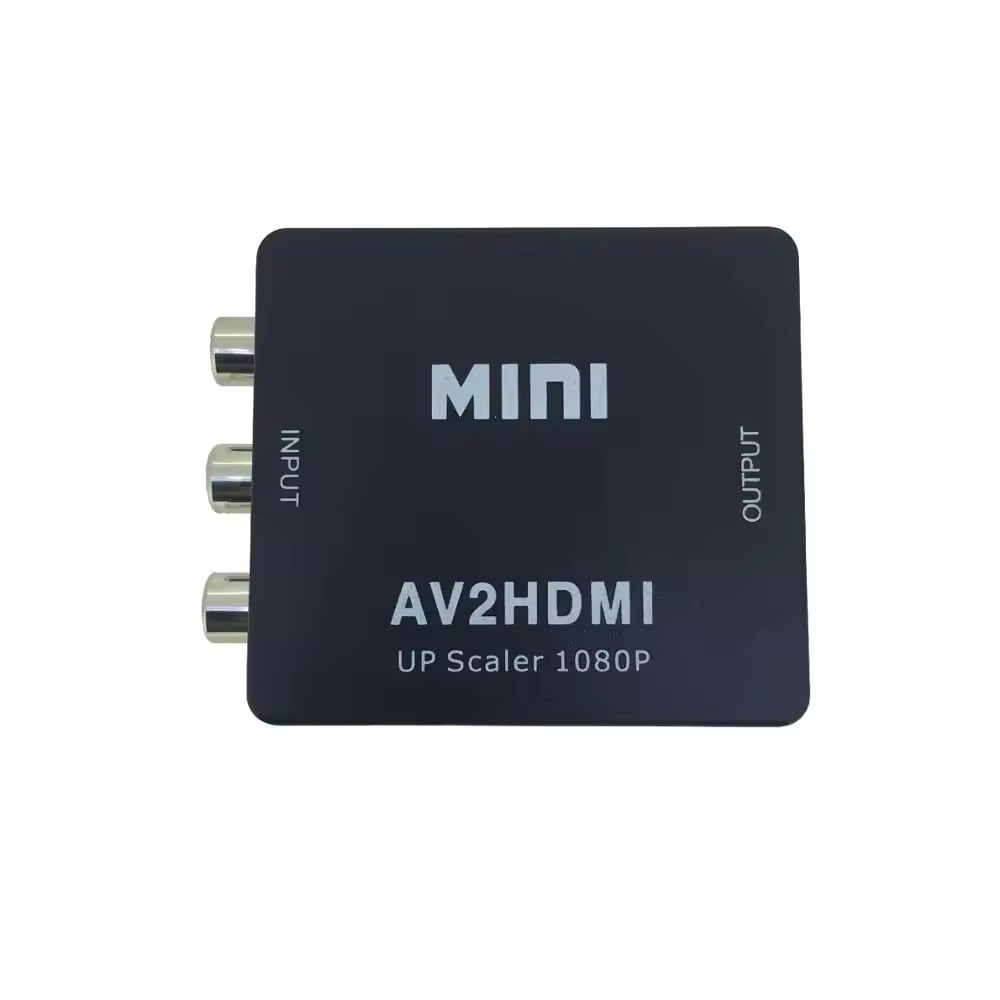 RCA to HDTV for HDMI Composite 1080P 3 RCA CVBS Adapter Mini HDTV to AV Audio Video Converter Small Box Mini Hdmi2av Av2hdmi