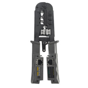 Network Repair Tool Steel Kit Wire Cutter Stripper LAN 4P 6P 8P RJ45 Network Cable Crimping Tool with Tester