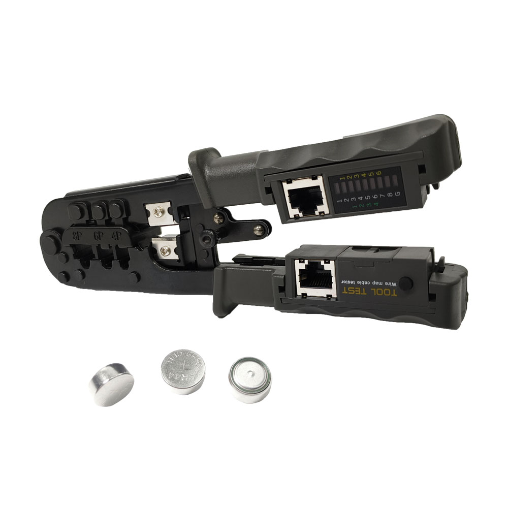 2 in 1 RJ45 Connector Wire Cutter Stripper Repair Crimper 6P 8P LAN Network Cable Tester Crimping Tool Pliers
