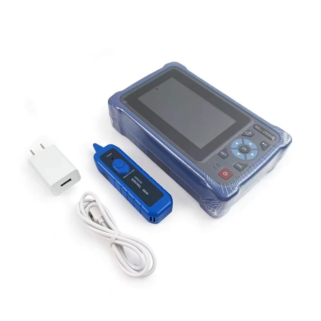 12 in 1 MINi Smart OTDR SM 100KM Distance OTDR VFL OLS OPM Event Map Fiber Optic Mini Otdr with Warranty