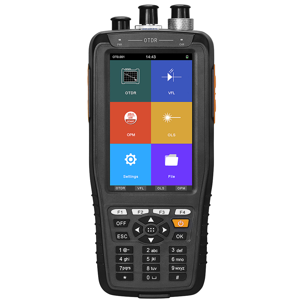 OPM VFL OLS 60KM Smart Optical Fiber Tester Mini OTDR 1310 1550nm Fiber Optic Cable Testing Tool WiFi Compatible for IP GPRS TCP