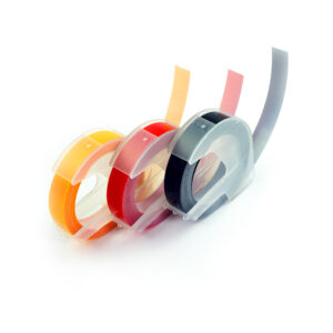Embossing Label Maker 6mm 3D Label Tape Green Compatible DYMO Mini Self-adhesive Waterproof Tear-Proof DIY Label Printer