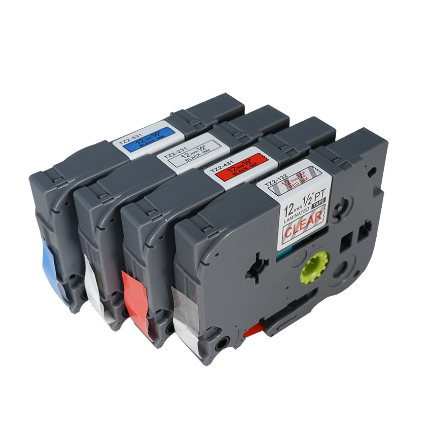 For Brother P-Touch Printer Compatible Tze 12mm Standard Label Tapes TZe-231 Laminated Cassette Ribbons
