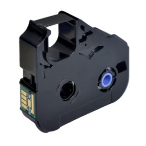 100% Compatible CT-200T 12mm*100m Anti-Abrasion Waterproof Ink Ribbon Cassette for Label Printer Typewriter Clear Printing
