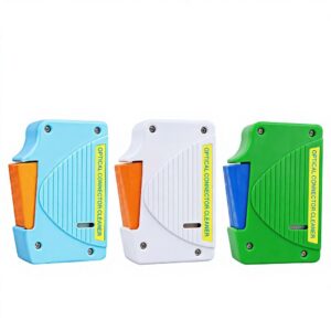 Plastic Fiber Optic Cleaning Tool Optical Connector Cleaner for SC/LC/FC/ST APC UPC Ferrule Cleaning of End Faces