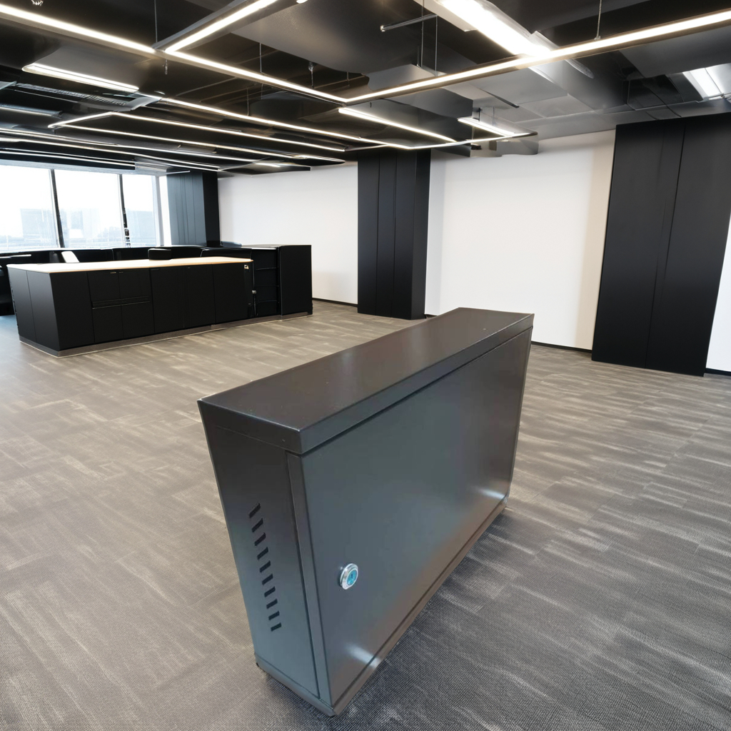 Custom Size 19 Inch 6U Server Rack 2U Wall-Mount Internet Network Cabinet with Glass Door Home 42U 12U 22U