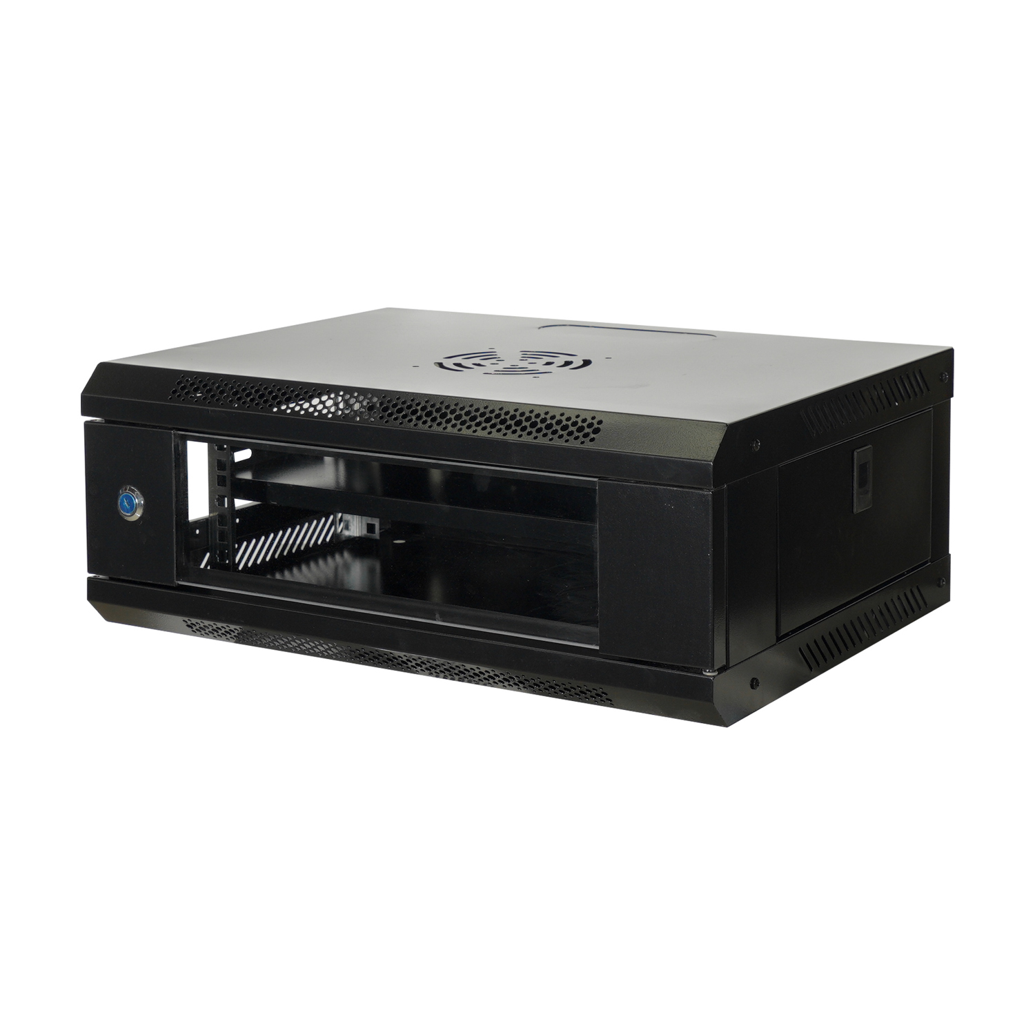 4U Metal Network Cabinet 19-Inch Internet Small Server Rack for Data Center Wall Mounted Server Cabinet