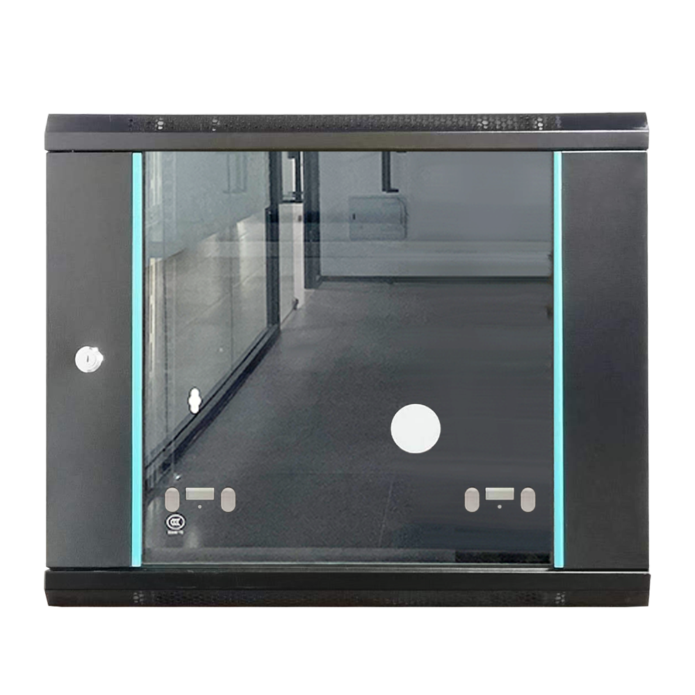 Custom 12U Steel Wall-Mounted Network Cabinet Glass Door 42U 19 Inch CCTV Data Center Telecom Server Rack 18U Stock Available
