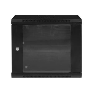 19 Inch 9U Wall-Mounted Server Rack Assembled Metal Telecom Network Cabinet Data Centers Outdoor Use 42U Height 6U 12U