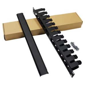 19 Inch 1U 24-Port Steel Rack Cable Manager