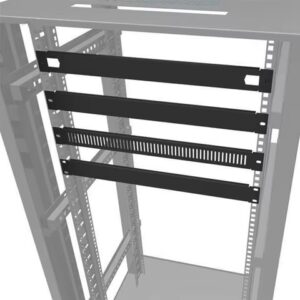 19 Inch Steel Rack Blank Panel with Mounting Holes, 1U-4U