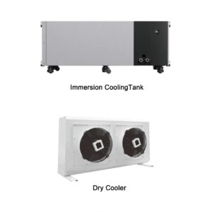 30KW 200KW Overlock 6 Machine Powerful Tank Box Dry Cooler Liquid Oil System Immersion Cooling Tank
