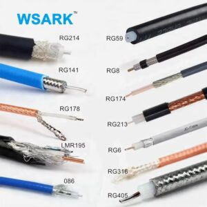 50 Ohm Low Loss LMR200 LMR400 RF Coaxial Cable with Copper Conductor for Wireless Network Coverage Project
