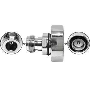 7 / 16 DIN Male to N-Type Female RF Adapter Between Series Coaxial Connector for Antenna Base Station System