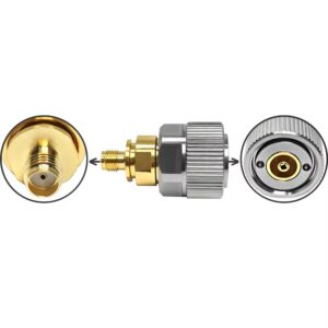 APC-7 to SMA Female Adapter for VNA Test Calibration Kit Microwave Lab and Network Analyzer