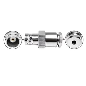 BNC Female Clamp Connector for RG178 / U Micro Coaxial Cable 50 Ohm for Test Equipment Medical Device & Compact Instrument