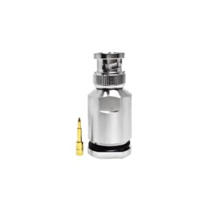 BNC Male Clamp Connector for LMR400 RG8 Cable 50 Ohm RF Coaxial Connector for CCTV Test Equipment Broadcast System
