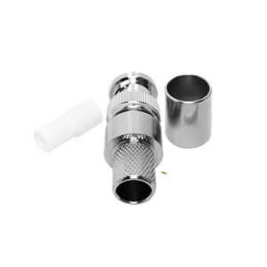 BNC Male (plug) Connector for RG213 Cable Crimp RF Coaxial BNC RG213