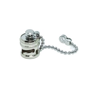 Broadcasting Television Dust Rail Transit Moisture Resistant Cap BNC Triaxial Connectors RF Connector Metal Dust Cap With Chain