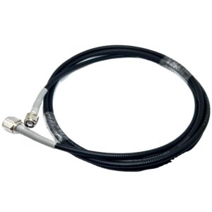 Cable Assembly RF Coaxial Connector N Plug to TNC Plug Solder Type for 1 / 4'' Super Flexible Cable Assembly 3m