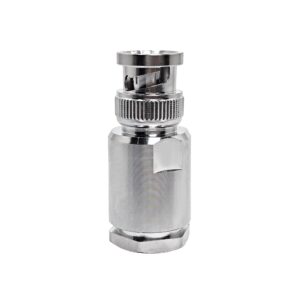 Copper BNC Male Connector to 8D FB 50 Ohm Impedance Coaxial Cable Clamp Type for RF CCTV/Antenna IP55