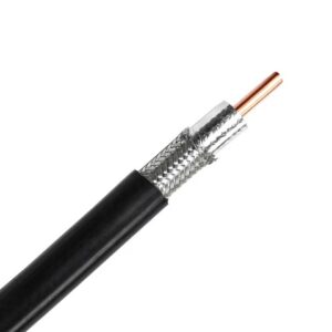 Copper RF Coaxial Cable Series Lmr195 Lmr600 50 Ohm Telecom Leaky Feeder Cable
