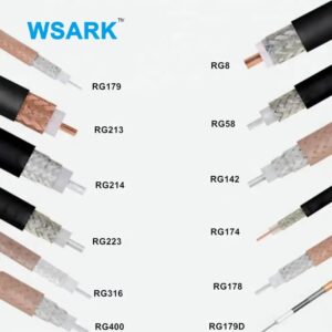 RG6, RG316, RG405 and LMR300 RF coaxial cable family