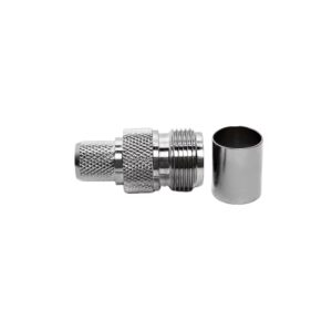 Customized N Female Jack Crimped RG214 RG8 RG213 400 H1000 7DFB 8DFB RG58 Coaxial Cable Connectors RF Satellite Communication