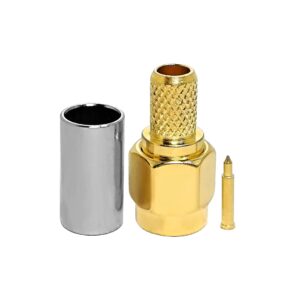 Customized SMA Male Adapter Connector Converter Adaptor for Coaxial Cable RG58 LMR195 LMR200