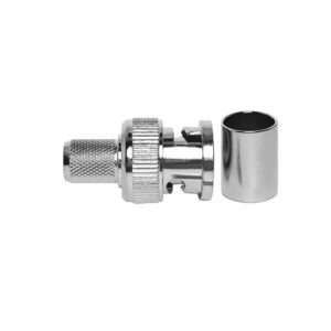 Electrical Waterproof CCTV RF Coaxial BNC Male Straight Crimp with RG6 WDFR300 5DFB RF 5 Cable