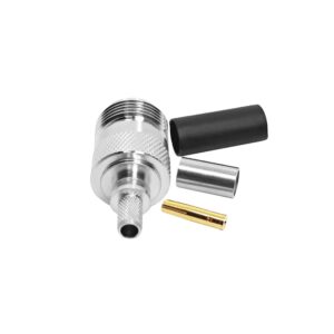 EZ Type 50 Ohm Waterproof RG58 195 200 Coaxial Cable Connector N Female Crimp RF Coaxial Cable for Wireless