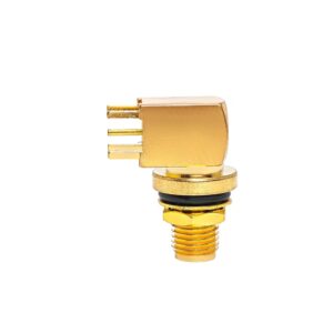 For Female 5-pin RF Brass Connector PCB Mount Straight Pin Adapter Solder Mount Right Angle Converter 90 Degree Available Stock