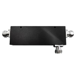 High Power N-Type 10dB 0.8~2.7GHz Brass RF Coupler 2-Port Input 1-Port Output Low Insertion Loss for Cellular Broadcast Systems