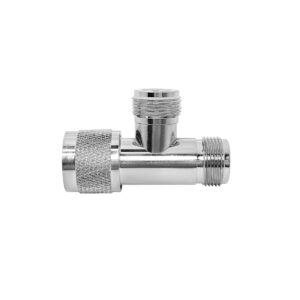 Industrial Control Good Shielding Low Contact Resistance High-Frequency N-Type Tee Male to Dual Female for RF Signal Division