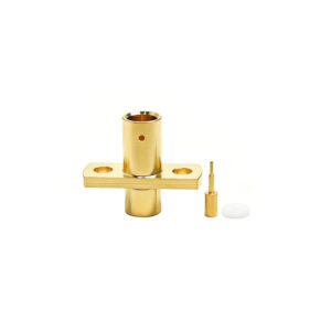 MMBX Male 2-Hole Flange Connector for RG402 RG141 Cable Panel Mount for High-Density RF Modules