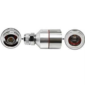 N Male Clamp Connector for LMR900 Cable Large Diameter High Power for Base Station Antenna Tower Feeder & Cellular Tower