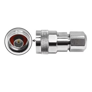 N Male Clamp Connector for RG8 Cable for Ham Radio Base Station Antenna and Outdoor Feeder