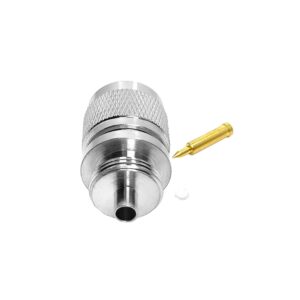 N-Type Male Plug Solder RG402 0.141'' 141 RG405 086 Cable RF Coaxial Connector for FRP Antenna High Connectors
