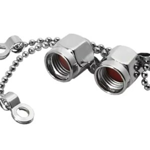 Premium for Dust Cap Brass RF Connector Cover IP55 Waterproof & Corrosion Resistant Copper Contact for Port Protection