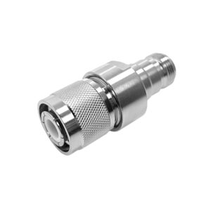RF Adapter HN Male to Type N Female Straight Coaxial Connector Copper Contact IP55 Rated in Stock