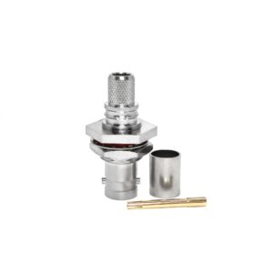RF Coaxial BNC Connector Female Jack Adapter Crimp LMR300 5DFB Cable