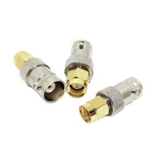 RF Coaxial Connector Adapter BNC Female to for SMA Male Adapter of Straight Type for SMA Plug to BNC Socket