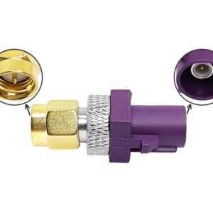RF Coaxial Connector Fakra-D Male Plug to SMA Male Coaxial RF Adaptor Connector