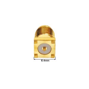 RF Coaxial SMASMA Female Edge Mount PCB RF Connector with Insulating Gasket 50 Ohm for PCB Board SMA KE