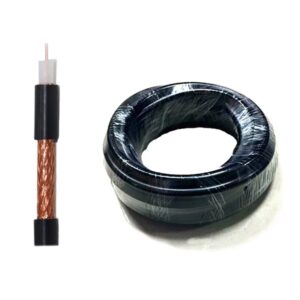 RG213/U RF Coaxial Cable Low Loss PVC Insulation with Bare Copper Conductor Wires Cables & Cable Assemblies