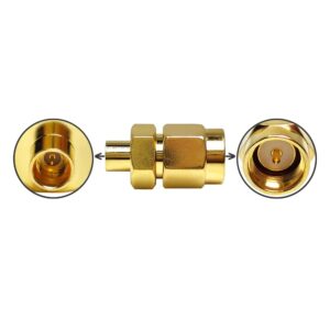 SMA Male to SMP Male RF Adapter 50 Ohm Coaxial Connector for Test Equipment 5G & RF System Integration