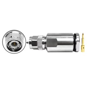 TNC Male Straight Clamp Connector for LM300 RF-5 Low Loss Cable for Wireless AP Indoor DAS and Base Station Antenna