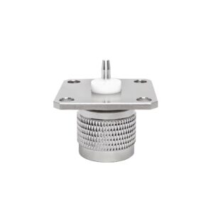 Versatile Coaxial Adapter N Male Jack Panel Mount 4 Hole to Quick Connect Plug Robust Build for Frequent Use